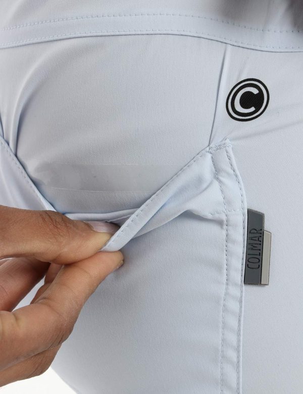 Pantalone Colmar azzurro - COMPOSIZIONE E VESTIBILITÀ:94% poliammidica 6% elastaneLa modella è alta 170 cm e indossa la tagl