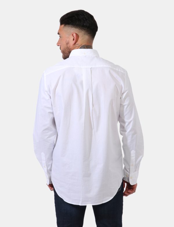 Camicia Gant Bianco - Camicia classica da uomo in total bianco. Presente taschino a toppa ad altezza cuore con piccolo logo