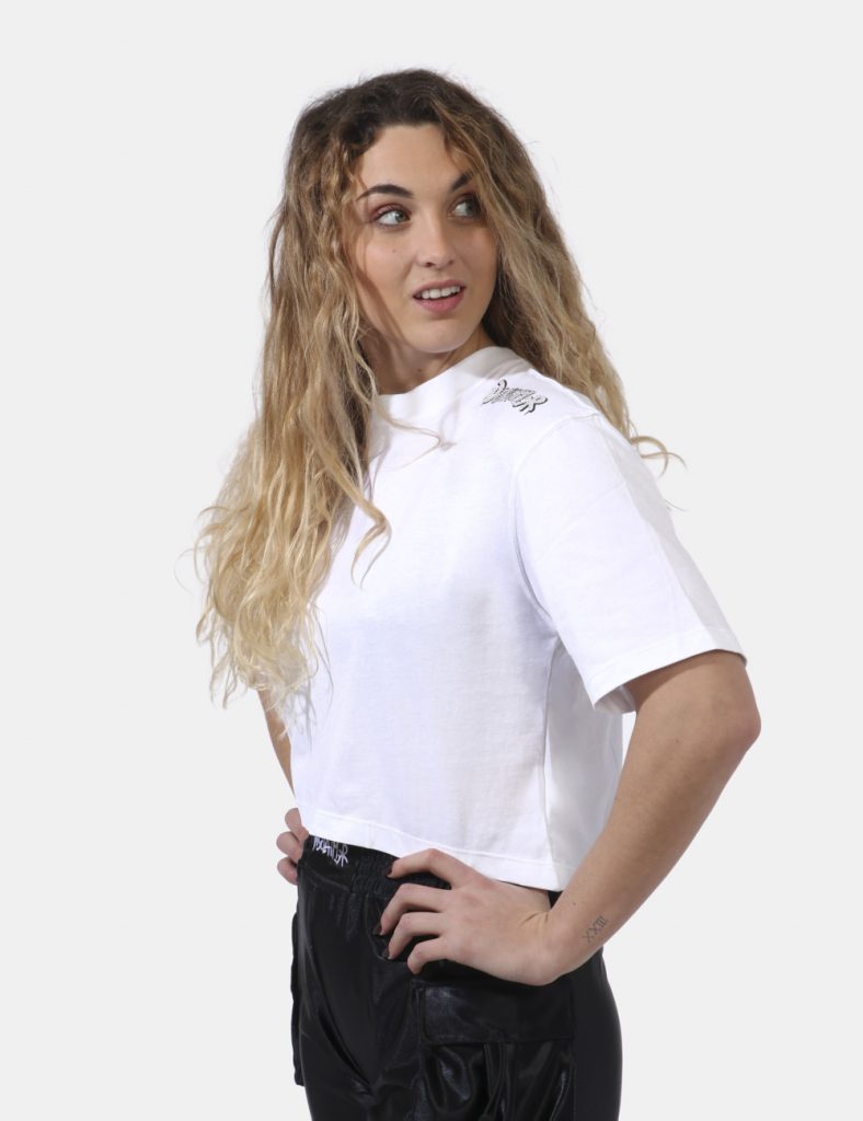 T-shirt da donna scontata - T-shirt Disclaimer Bianco