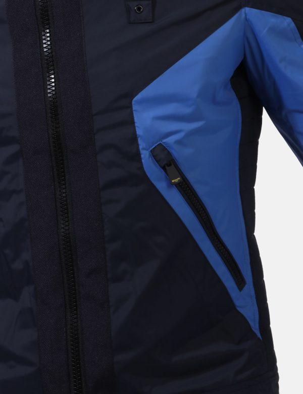 Giacca Blauer Blu - Giacca simil giubbino leggero in varie tonalità di blu. Presenti tasche a taglio trasversale con chiusur