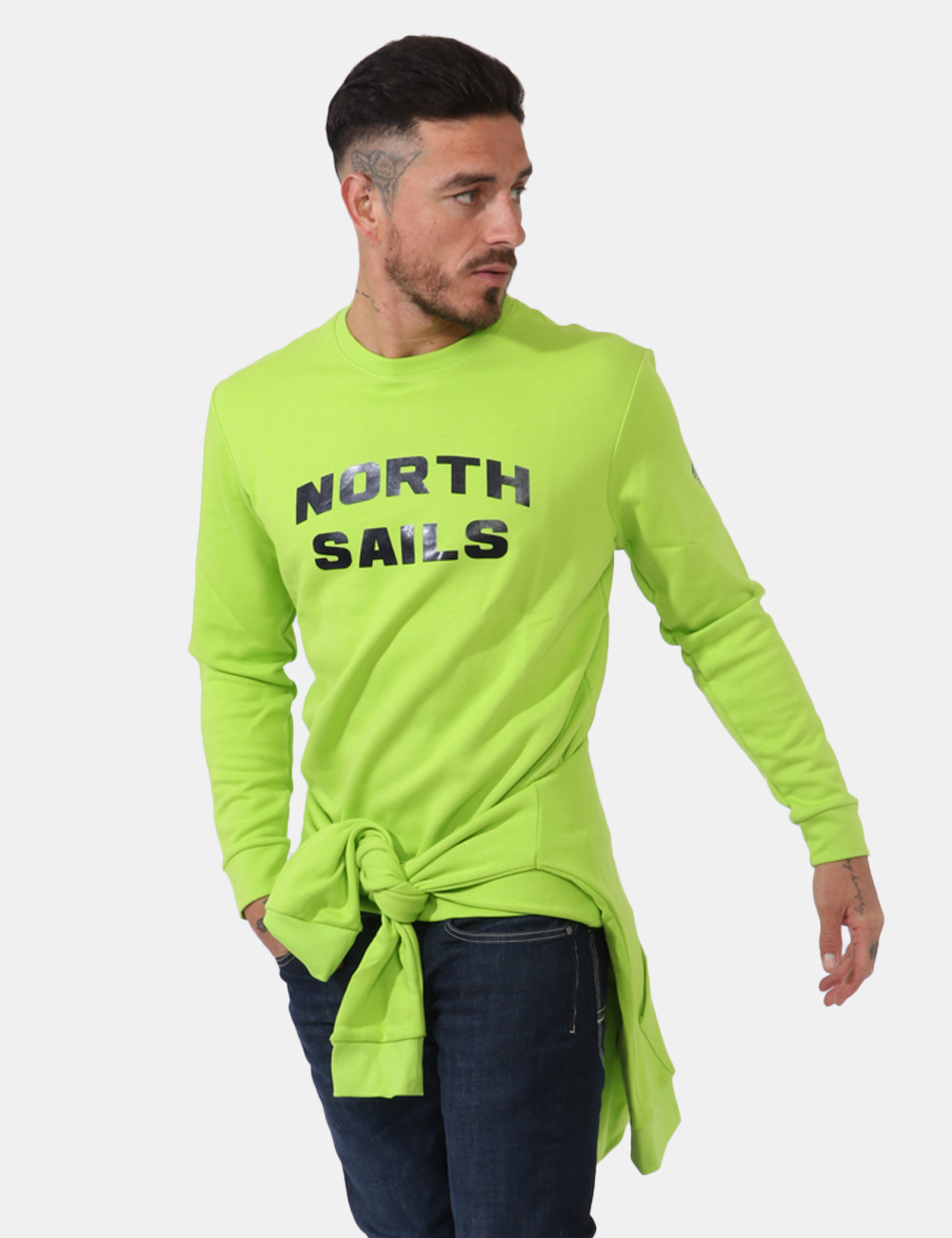 Felpa North Sails Lime Acquista online Seconda Strada