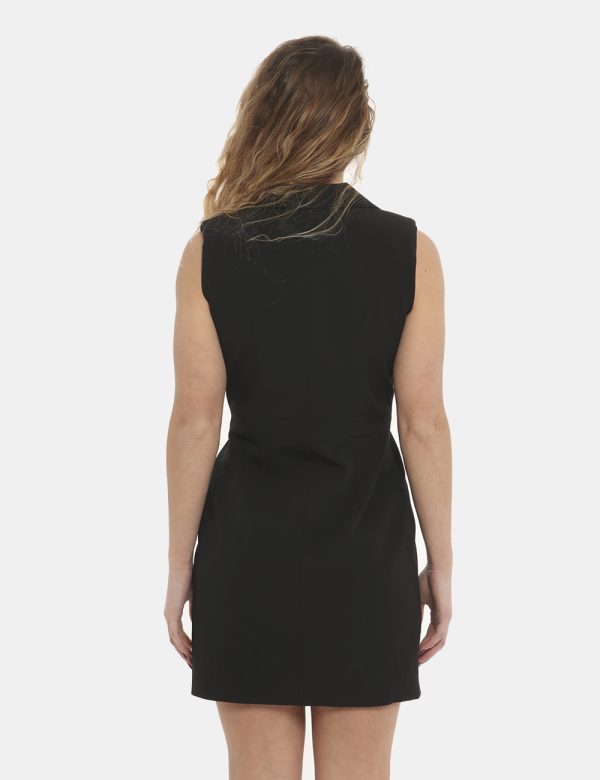 Vestito Yes Zee nero - COMPOSIZIONE E VESTIBILITÀ:90% poliestere 10% elastaneLa modella è alta 170 cm e indossa la taglia S.