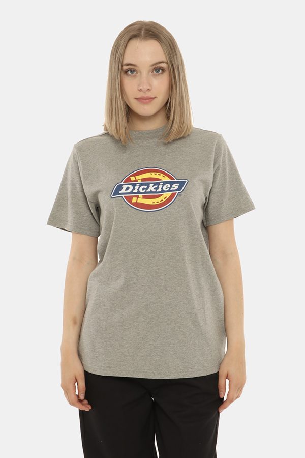 T-shirt Dickies grigia - COMPOSIZIONE E VESTIBILITÀ:100% cotoneLa modella è alta 170 cm e indossa la taglia S. La vestibili