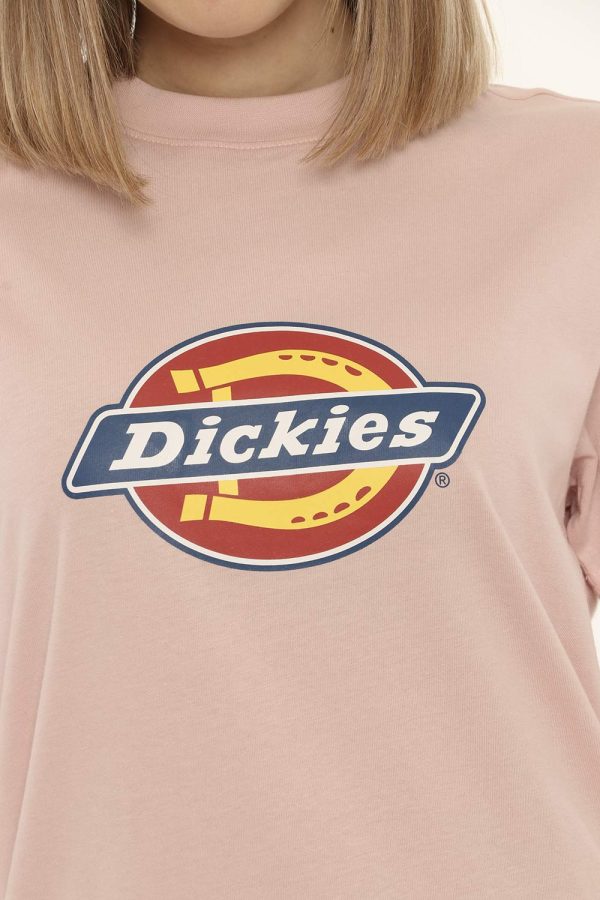 T-shirt Dickies rosa - COMPOSIZIONE E VESTIBILITÀ:100% cotoneLa modella è alta 170 cm e indossa la taglia S. La vestibilità