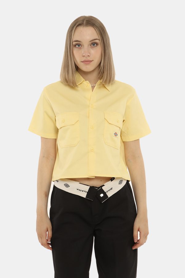 Camicia Dickies giallo - COMPOSIZIONE E VESTIBILITÀ:65% poliestere 35% cotoneIl modello è alto 170 cm e indossa la taglia S.
