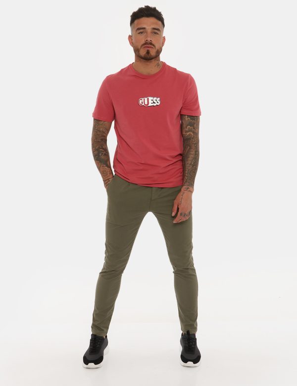 Pantalone Fifty Four verdone - COMPOSIZIONE E VESTIBILITÀ:98% cotone 2% elastaneIl modello è alto 178 cm e indossa la taglia