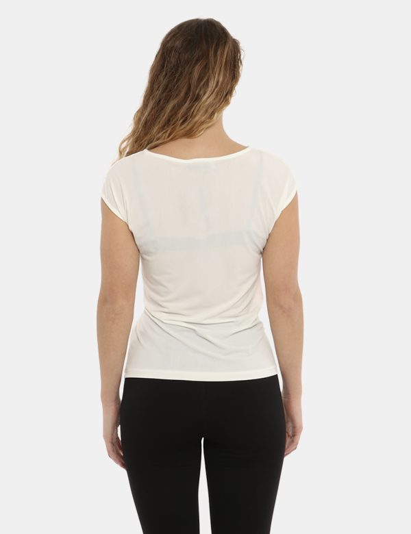 Top Vougue bianco - COMPOSIZIONE E VESTIBILITÀ:100% poliestereLa modella è alta 170 cm e indossa la taglia S. La vestibilità