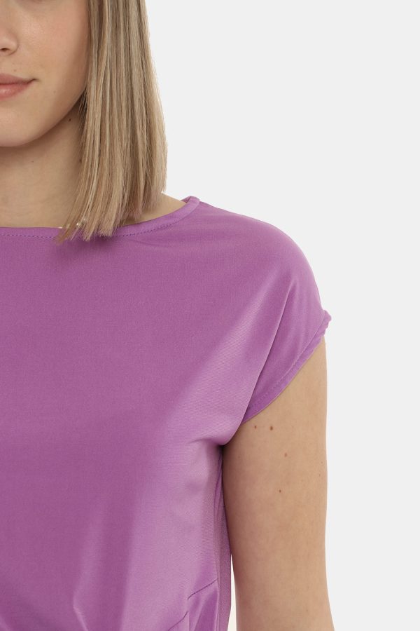 Top Vougue lilla - COMPOSIZIONE E VESTIBILITÀ:100% poliestereLa modella è alta 170 cm e indossa la taglia S. La vestibilità