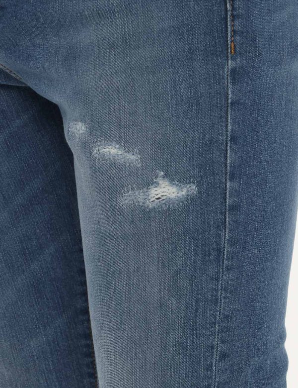 Jeans Fifty Four blu denim - COMPOSIZIONE E VESTIBILITÀ:98% cotone 2% elastaneIl modello è alto 178 cm e indossa la taglia 3