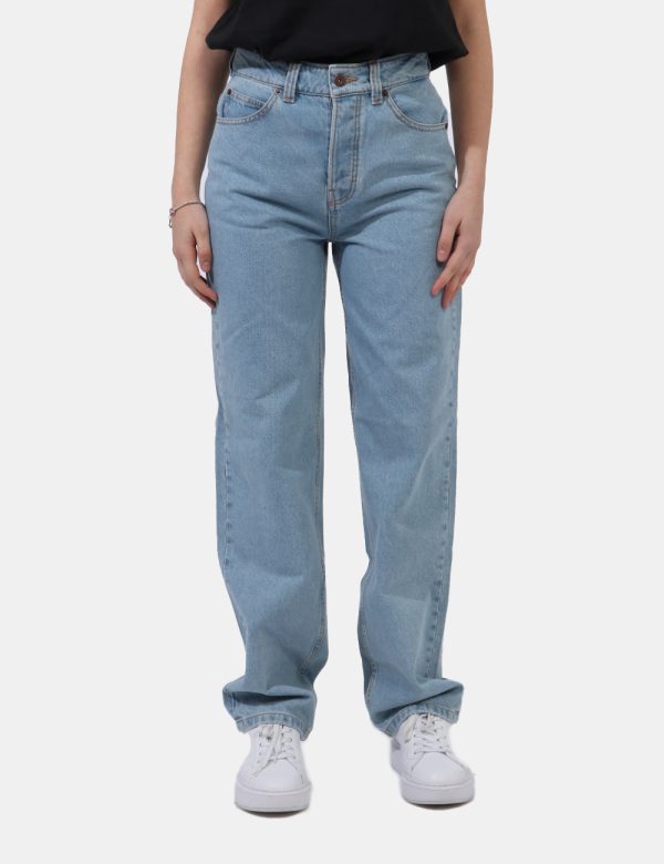 Jeans Dickies Jeans - Jeans in total blu denim light con tasche sagomate sul fronte e tasche a toppa sul retro. La vestibili