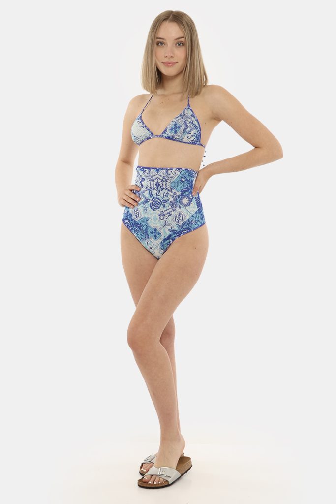 Costume donna scontato - Costume F**k bikini azzurro