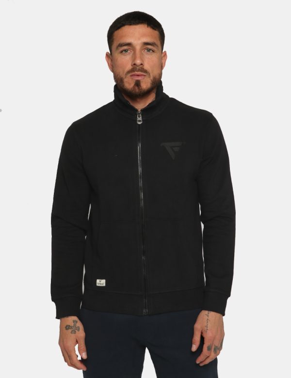 Trendyol Felpa Uomo In Misto Cotone – Vestibilità Regolare, Colore Nero, Prodotta In Turchia