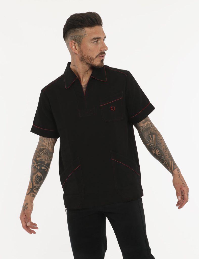 T-shirt uomo scontata - T-shirt Fred Perry nera