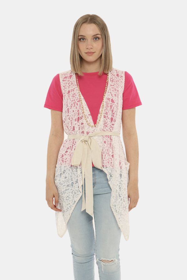 Vestito Fracomina pizzo bianco - COMPOSIZIONE E VESTIBILITÀ:60% cotone 40% poliamideLa modella è alta 170 cm e indossa la ta