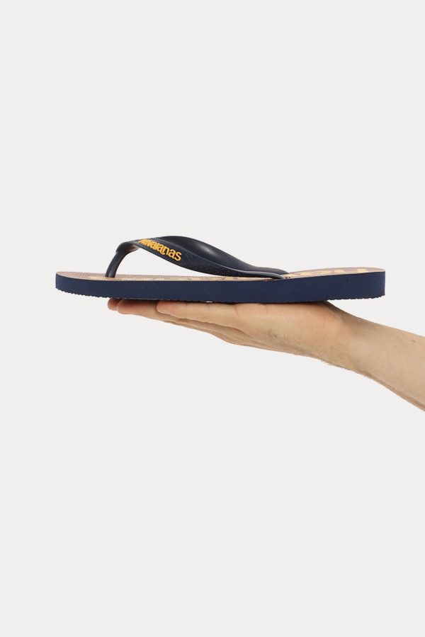 Infradito Havaianas blu/bordeaux - COMPOSIZIONE E VESTIBILITÀ:Altre materieScarpa in gomma. Il numero di scarpa indicato è b