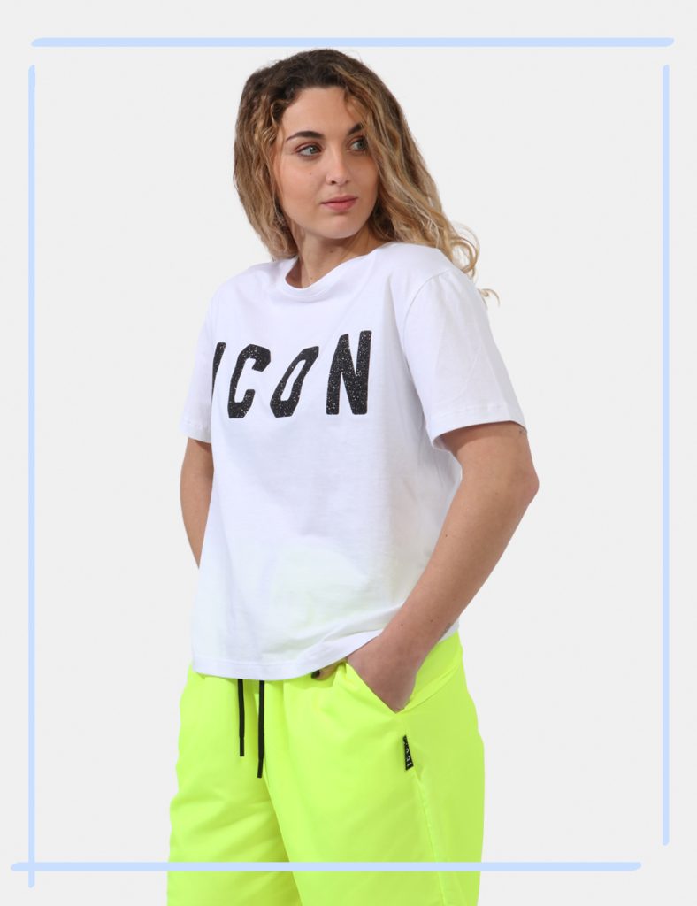 Abbigliamento donna scontato - T-shirt Icon Bianco