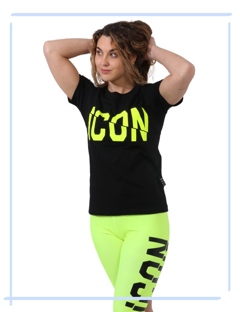 Abbigliamento donna scontato - T-shirt Icon Nero