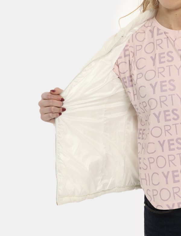 Giacca Yes Zee piumino bianco - COMPOSIZIONE E VESTIBILITÀ:100% poliammidicaLa modella è alta 170 cm e indossa la taglia S.