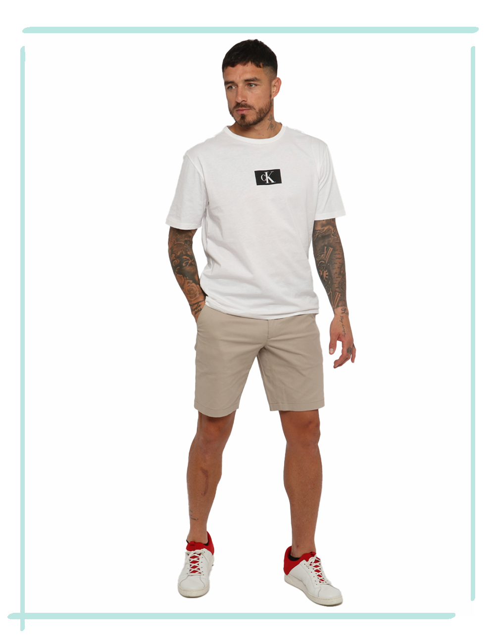 Bermuda In Stile Cargo Con Quattro Tasche E Cintura Comfort, Rosso | Ulla Popken