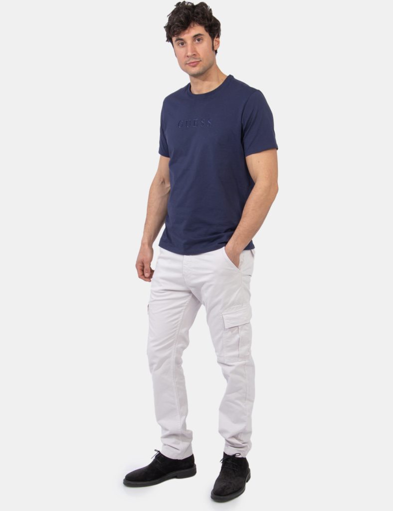 Outlet pantaloni uomo scontati - Pantaloni Guess Bianco