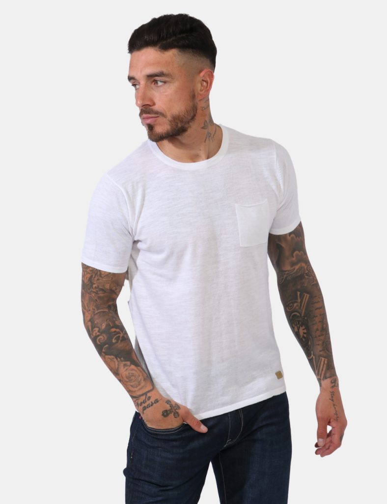 T-shirt uomo scontata - T-shirt Yes Zee Bianco