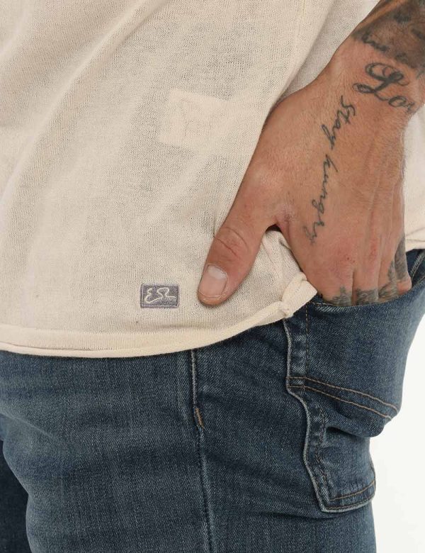 Maglia Yes Zee beige - COMPOSIZIONE E VESTIBILITÀ:100% cotonemodella e vestibilità.CONSIGLI DI STILE:Maglia in total beige