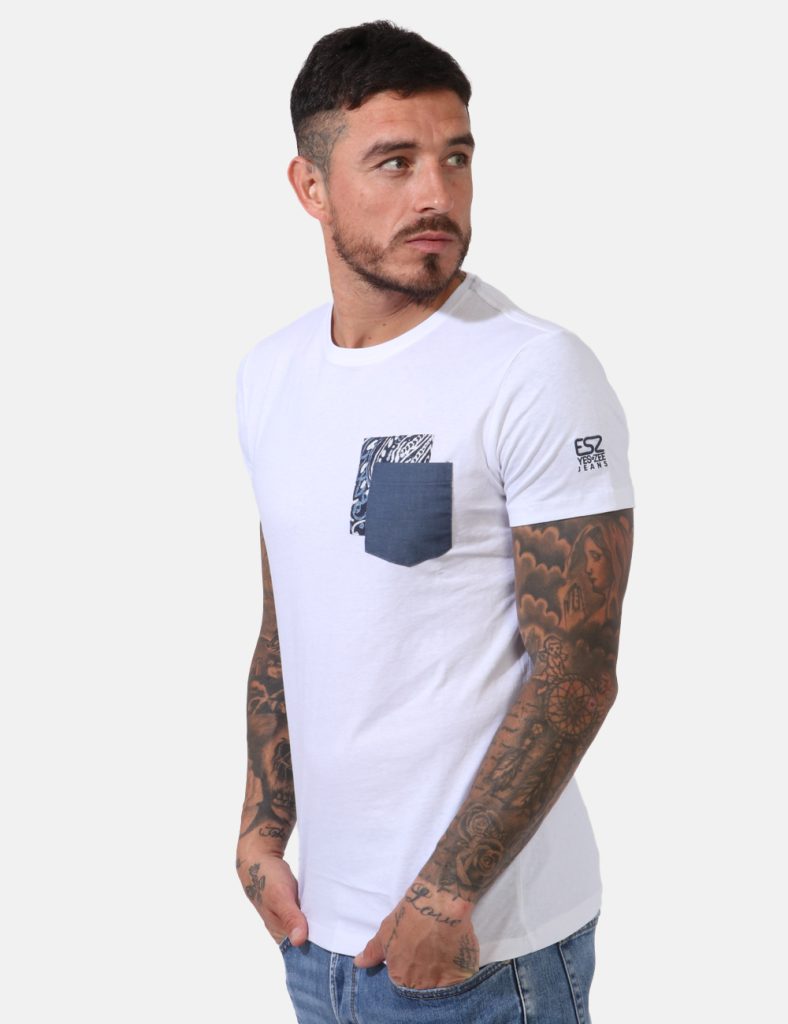 T-shirt e Polo da uomo Yes Zee  - T-shirt Yes Zee Bianco