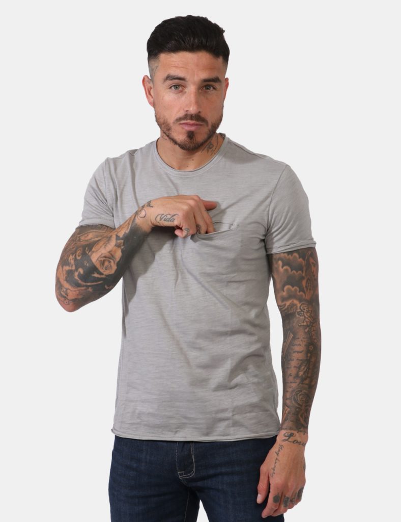 T-shirt uomo scontata - T-shirt Yes Zee Grigio