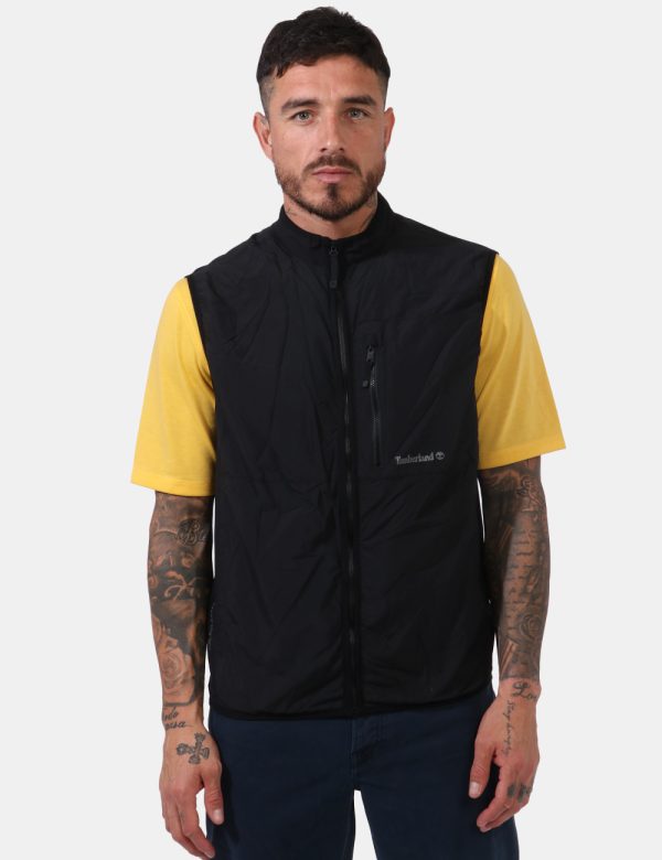 Smanicato Timberland Nero - Smanicato leggere ed impermeabile in total nero. Presemti tasche a taglio trasversale. La vestib