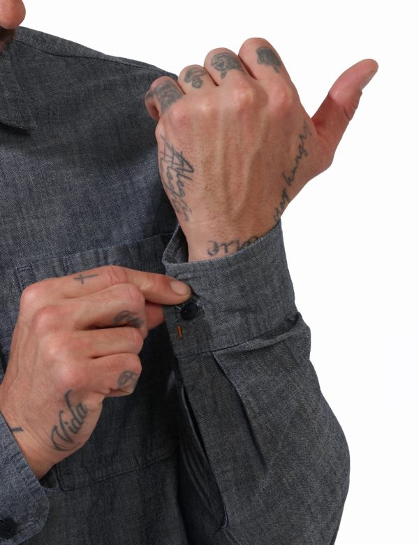 Camicia Timberland Grigio - Camicia classica in total grigio sfumato. Presente doppio taschino a toppa. La vestibilità è mor