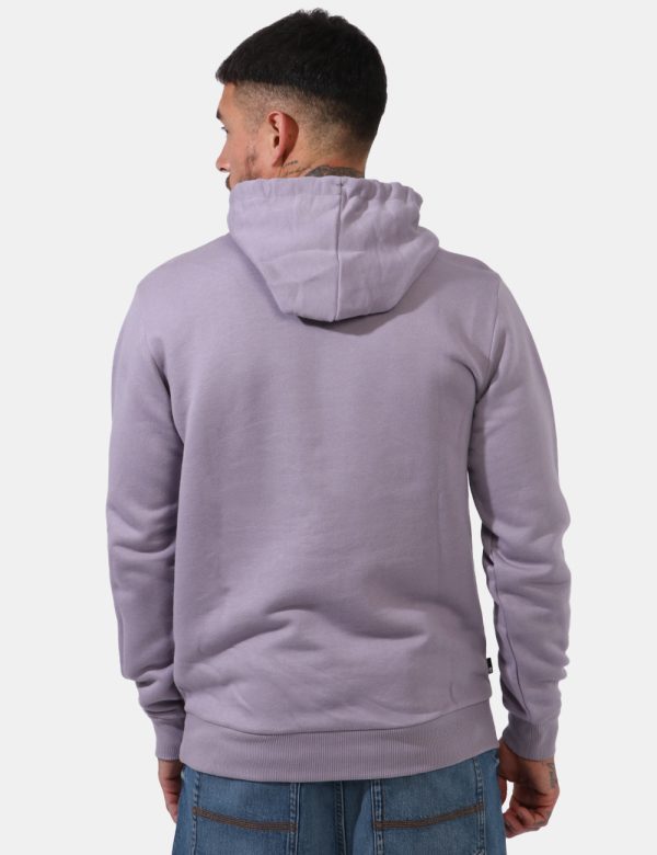 Felpa Timberland Viola - Felpa con cappuccio in total lilla. Presente stampa logo brand sul fronte in nero. La vestibilità è