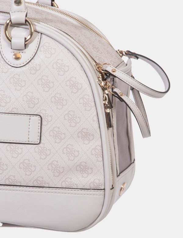 Borsa Guess Grigio - Borsa modello trasportino da animali di piccola taglia, in total grigio chiaro con logo brand stampato