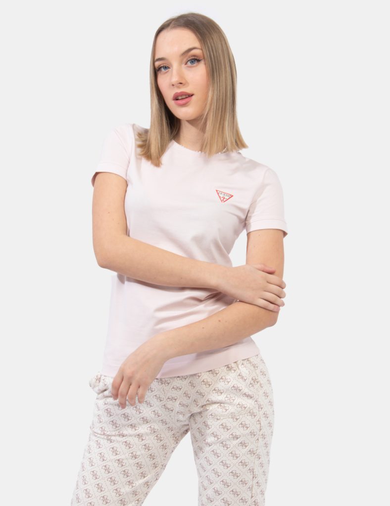 T-shirt da donna scontata - T-shirt Guess Rosa