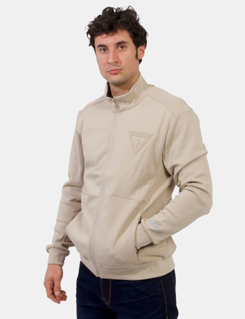 Guess uomo outlet  - Felpa Guess Beige