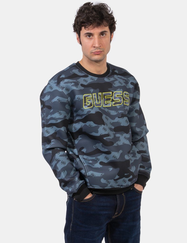 Guess uomo outlet  - Felpa Guess Grigio