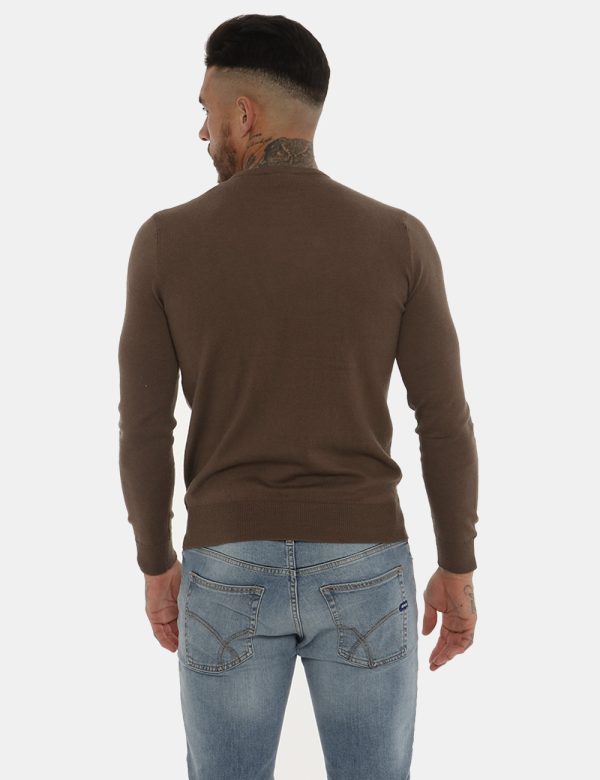 Maglia Maison du Cachemire in misto lana e cachemire a girocollo - 40% lana 20% cotone 20% viscosa 10% poliestere 10% cachem