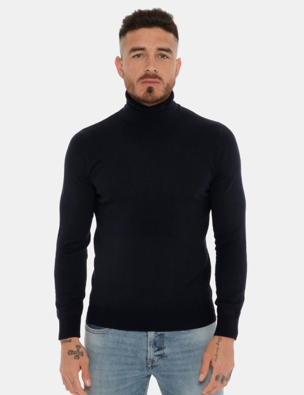 Maglia Maison Du Cachemire a dolcevita in misto lana e cachemire - 40% lana 20% cotone 20% viscosa 10% poliestere 10% cache