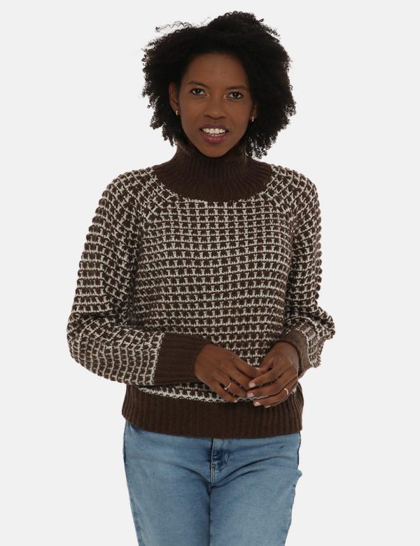 Maglione Maison Du Cachemire con collo a lupetto in misto lana e mohair - 50% lana 20% acrilico 20% poliammide 10% mohairLa