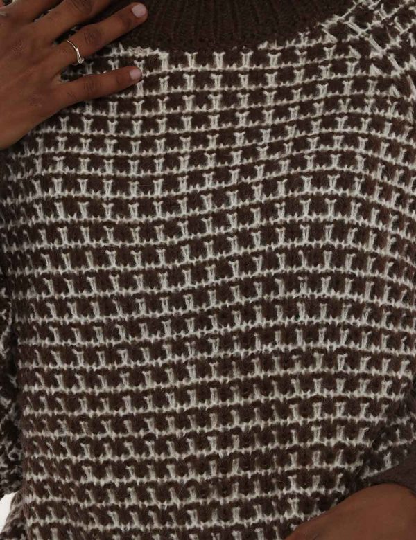 Maglione Maison Du Cachemire con collo a lupetto in misto lana e mohair - 50% lana 20% acrilico 20% poliammide 10% mohairLa