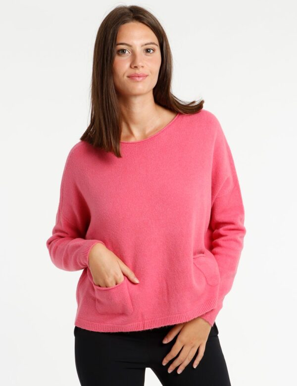 Maglione Rue De Clerie con tasche - 50% viscosa 27% poliestere 23% poliammideLa modella indossa la taglia S ed è alta 178 cm