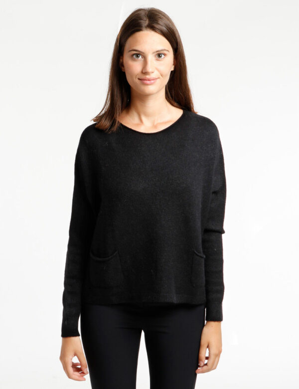 Maglione Rue De Clerie con tasche - 50% viscosa 27% poliestere 23% poliammideLa modella indossa la taglia S ed è alta 178 cm