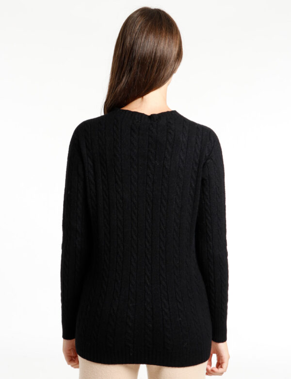 Maglione Rue De Clerie con intrecci - 50% viscosa 27% poliestere 23% poliammideLa modella indossa la taglia S ed è alta 178