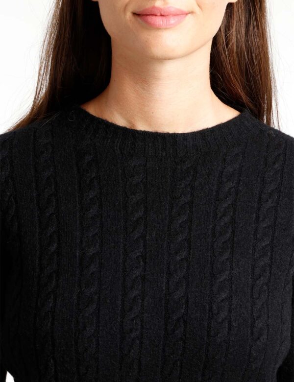 Maglione Rue De Clerie con intrecci - 50% viscosa 27% poliestere 23% poliammideLa modella indossa la taglia S ed è alta 178