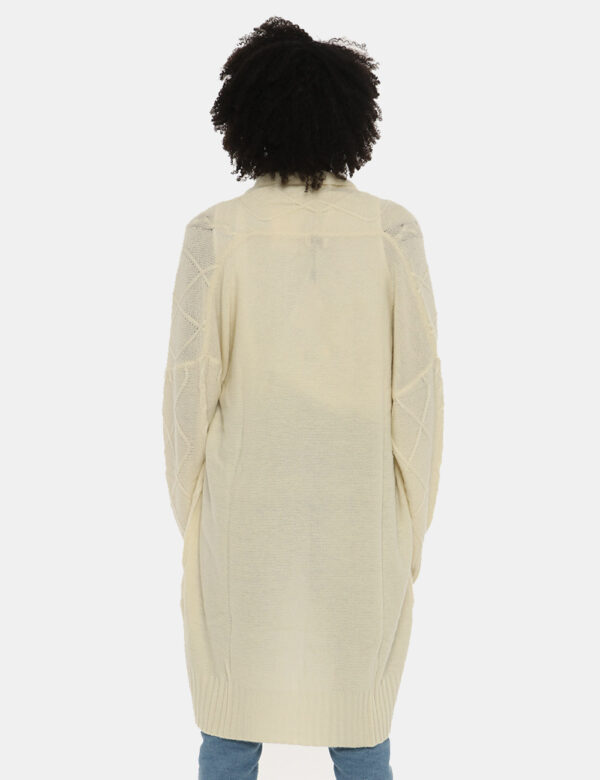 Maglia Maison du Cachemire a cardigan aperto in misto lana e cachemire - 40% lana 30% viscosa 20% poliammide 10% cachemireLa