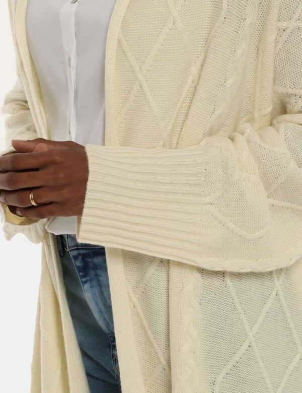 Maglia Maison du Cachemire a cardigan aperto in misto lana e cachemire - 40% lana 30% viscosa 20% poliammide 10% cachemireLa