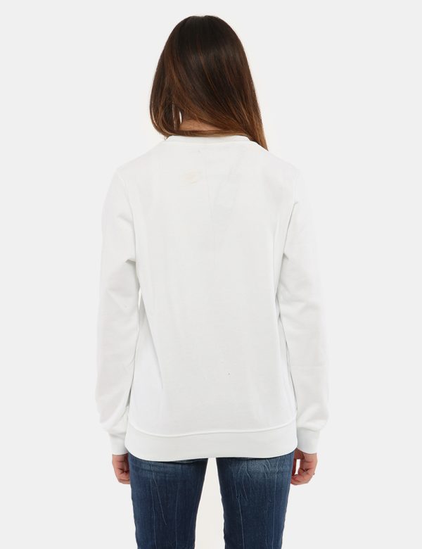 Felpa Pyrex girocollo - 100% cotoneLa modella indossa la taglia S ed è alta 165 cm e la vestibilità è regolare. Spalle: 41 c