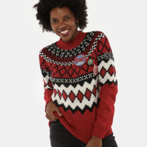 Maglia Desigual stampa Nordic - 57% Poliestere, 39% Acrilico, 3% Elastan, 1% LanaLa modella indossa la taglia S è alta 170 c