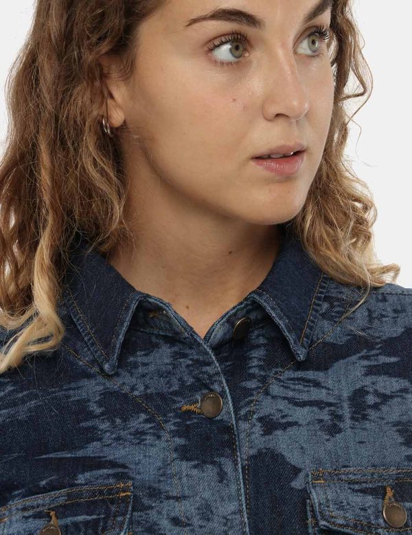 Vestito Desigual in jeans - 98% cotone 2% elastaneLa modella indossa la taglia S ed è alta 168 cm e la vestibilità è regola