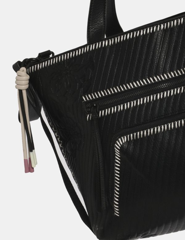 Borsa Desigual nero - COMPOSIZIONE E VESTIBILITÀ:100% poliestereCONSIGLI DI STILE:Borsa a mano di grandi dimensioni su base