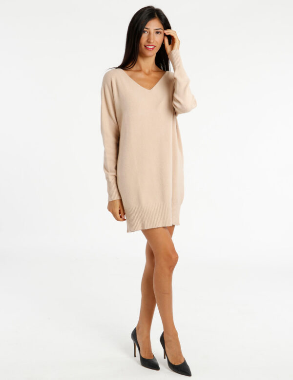 Maglione Rue De Clerie lungo - 50% viscosa 27% poliestere 23% poliammideLa modella indossa la taglia S ed è alta 178 cm e la